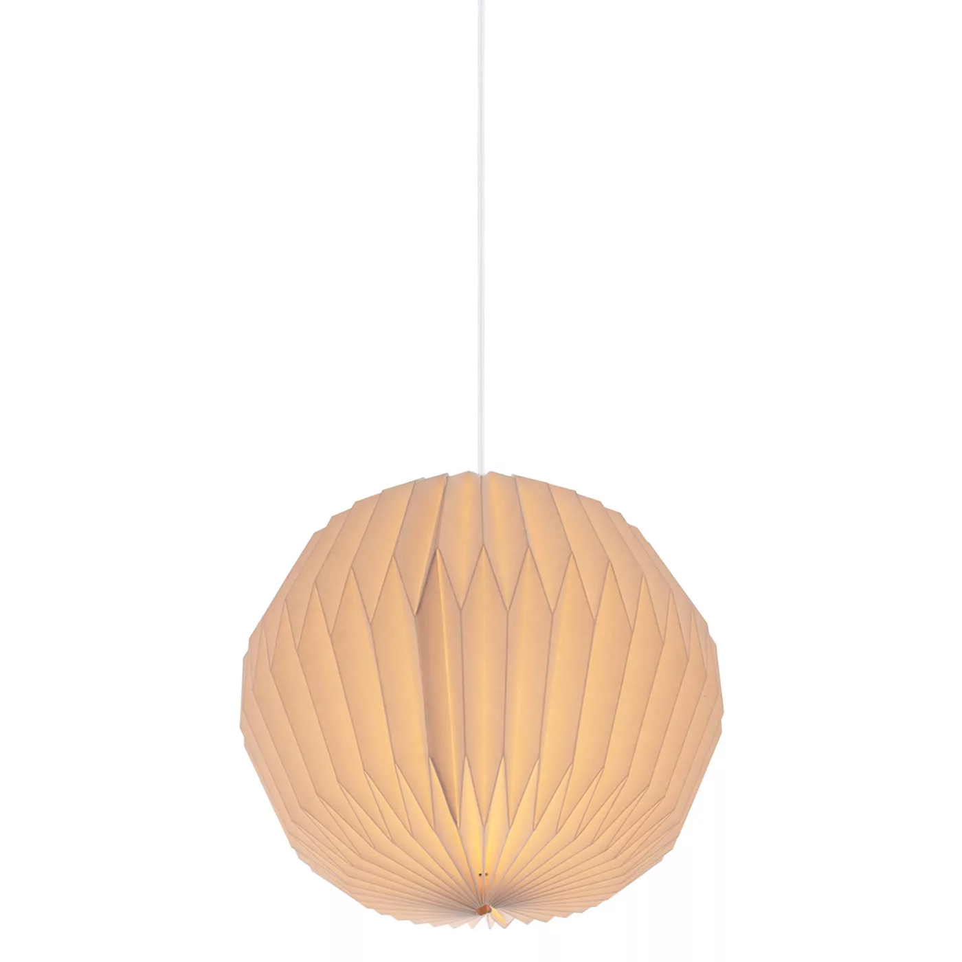Nordlux Belloy, blanco/blanco - florón hemisferio - 30 cm – Lámpara de suspensión — imagen 3