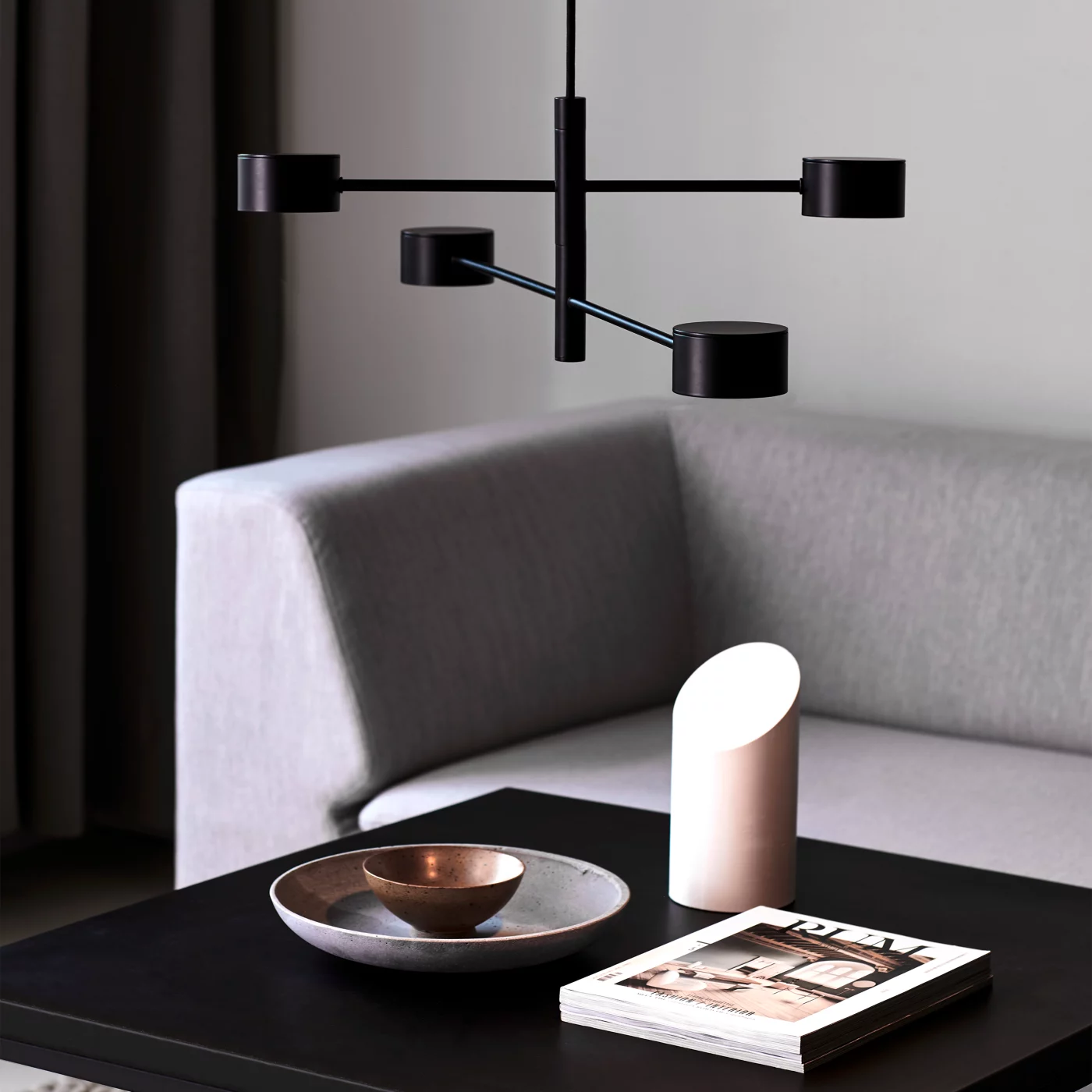 Nordlux Clyde, 4 focos – Lámpara de suspensión led — imagen 3