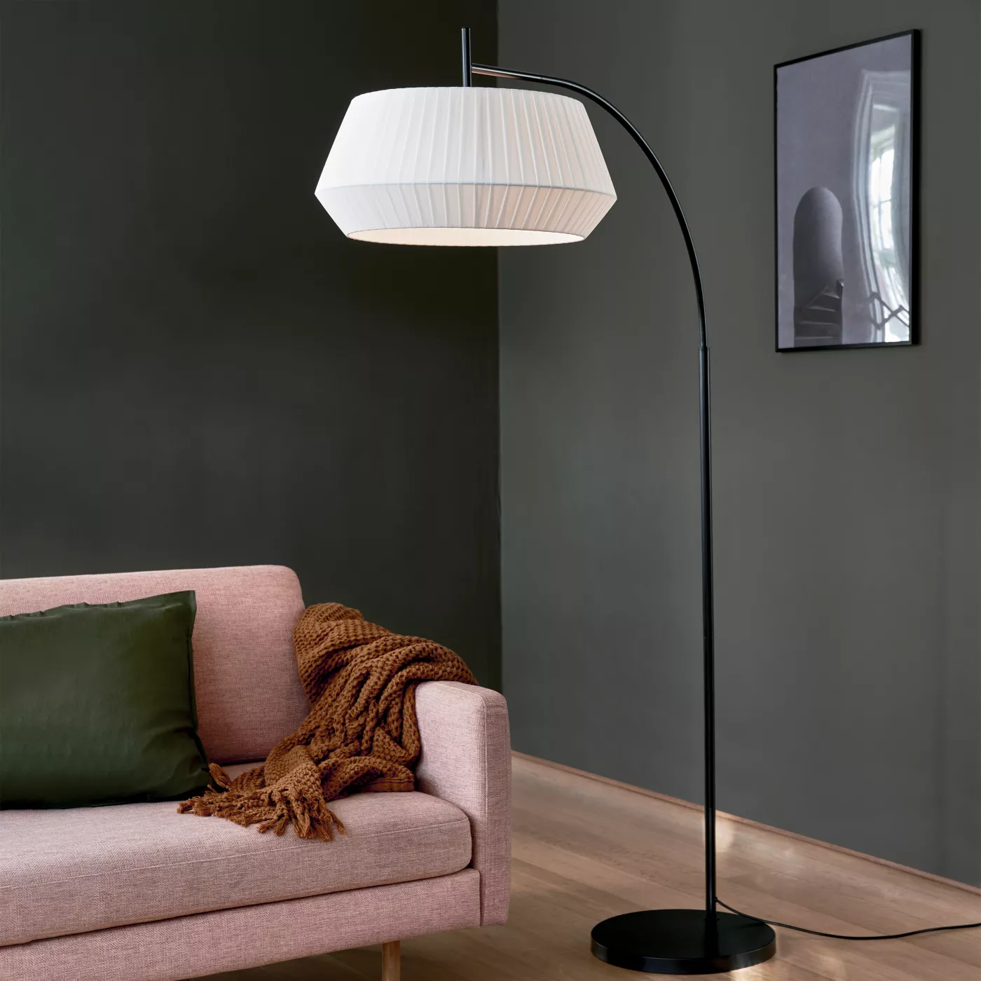 Nordlux Dicte, blanco – Lámpara de pie — imagen 3