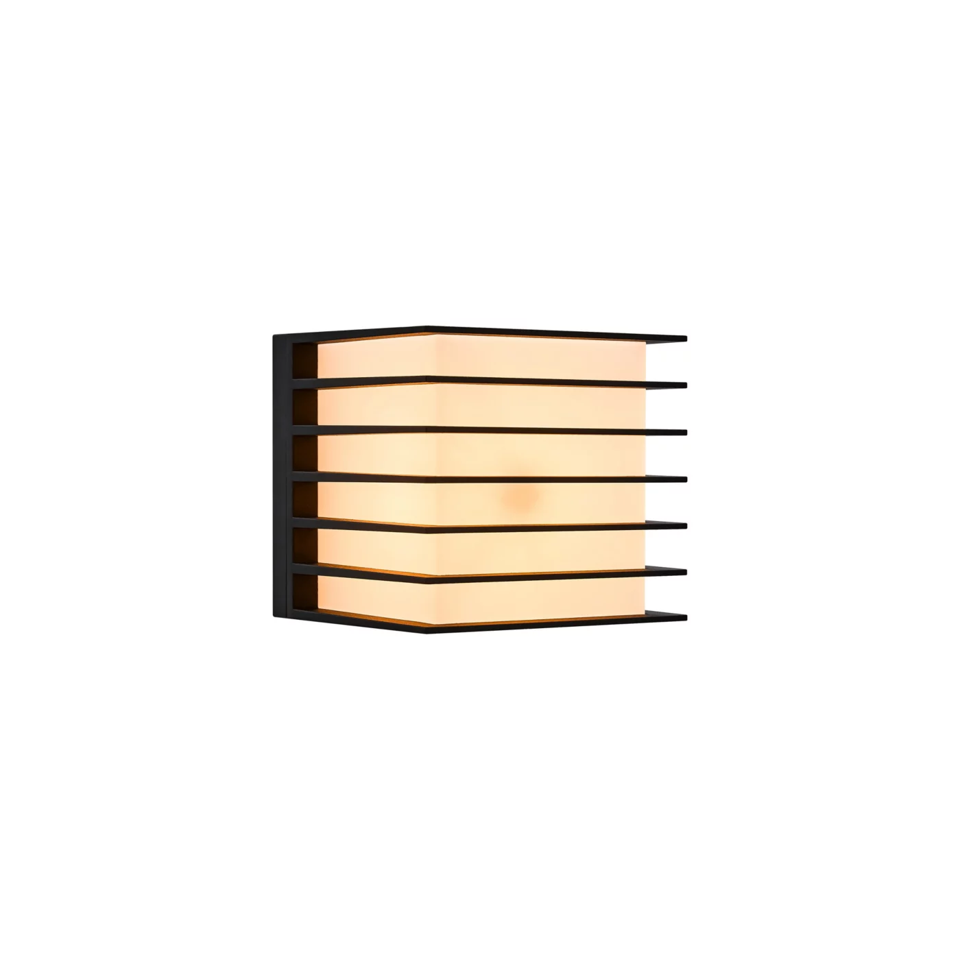 Nordlux Fluctus, lámpara de pared negro - 13 cm