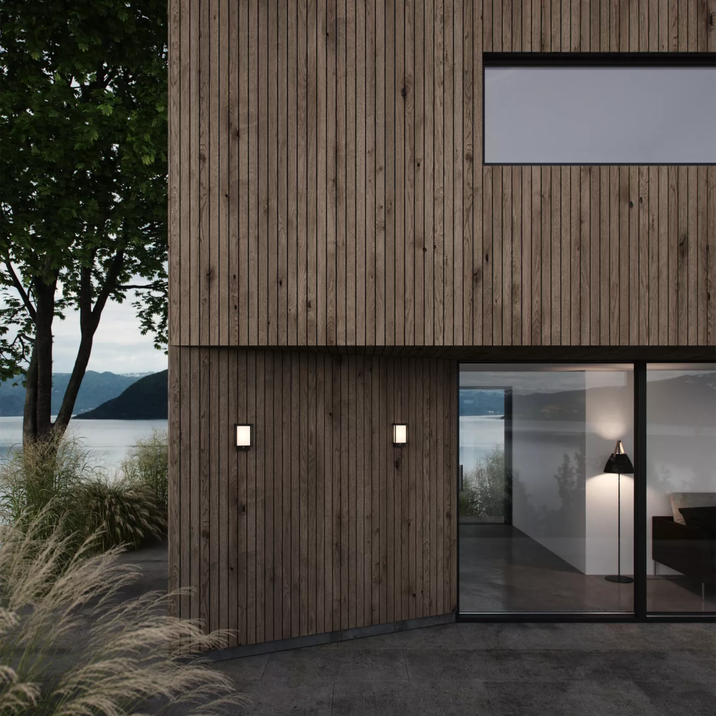 Nordlux Nestor, con sensor de movimiento – Lámpara de pared led — imagen 4