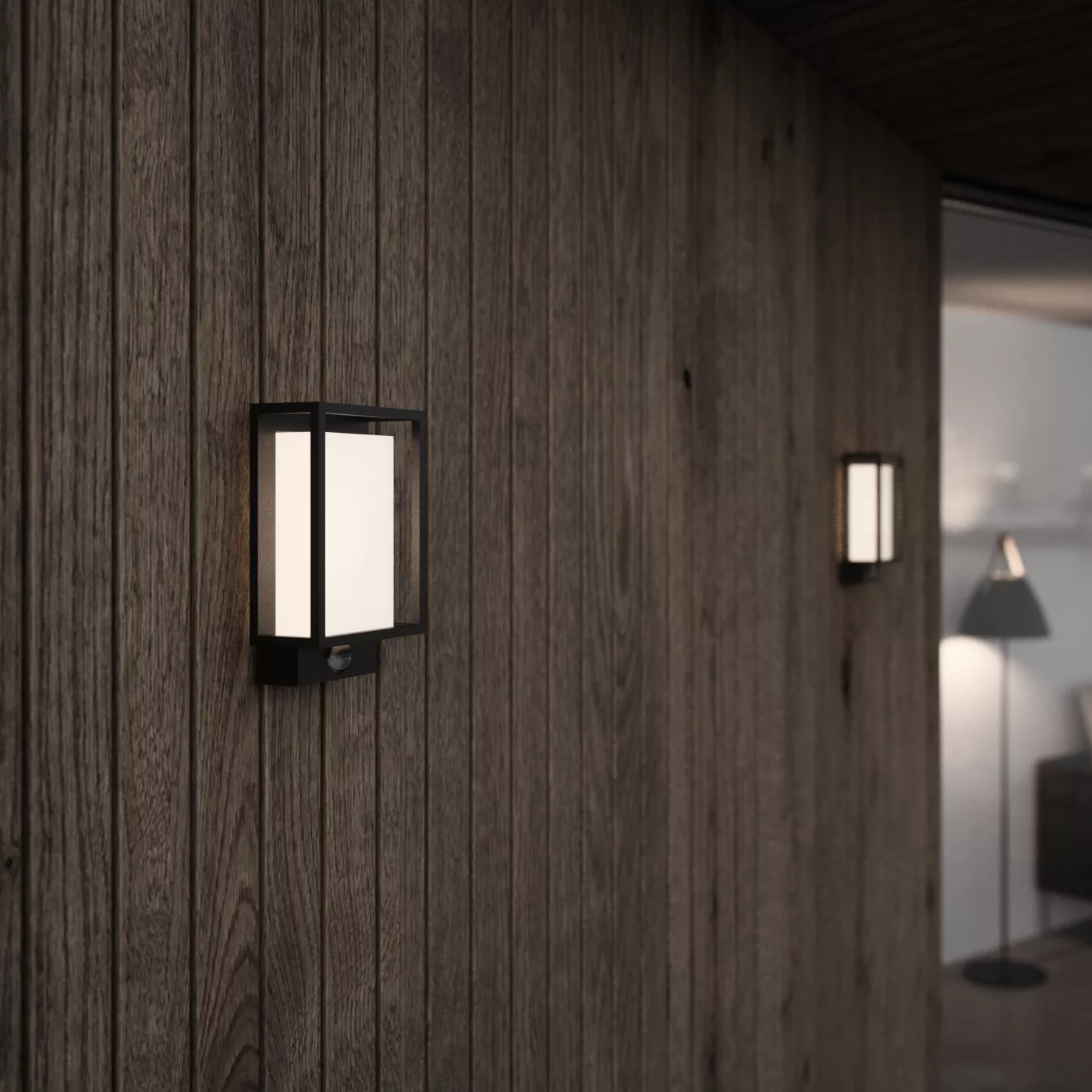 Nordlux Nestor, con sensor de movimiento – Lámpara de pared led — imagen 5