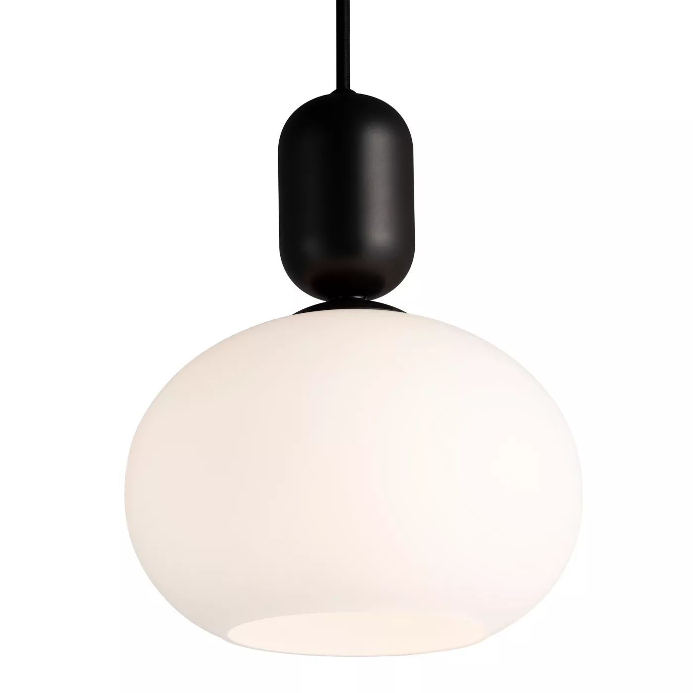 Nordlux Notti, negro - con cristal – Lámpara de suspensión — imagen 6