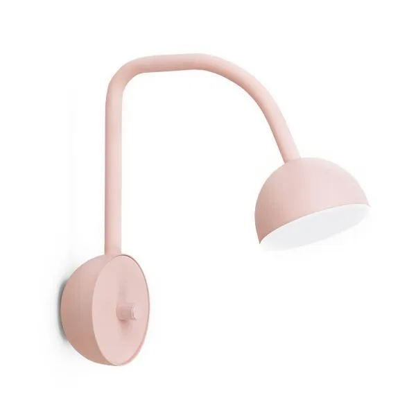 Blush Lámpara de Pared Rosa