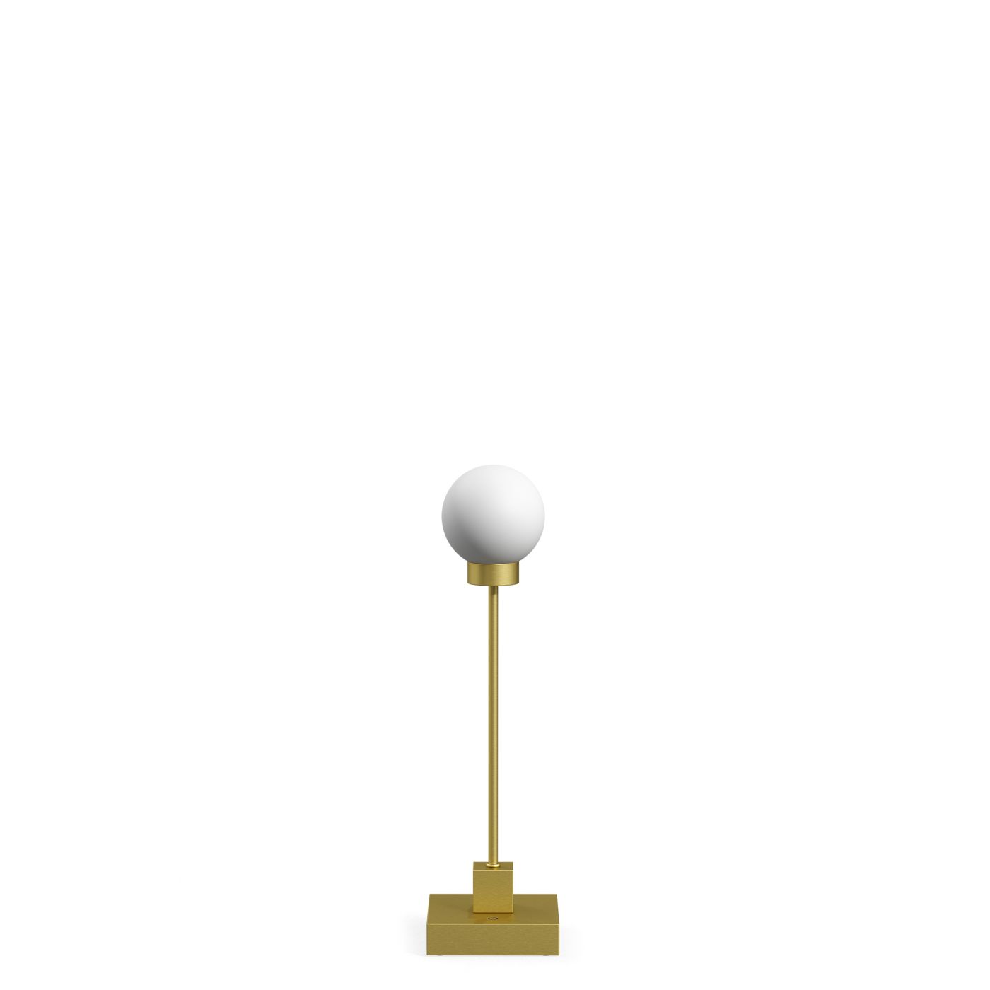 Northern Snowball, batería lámpara de sobremesa LED latón