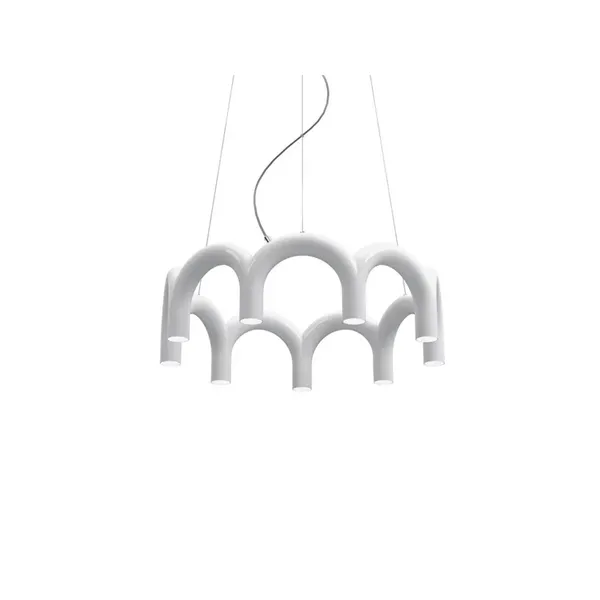 ARCH CIRCLE Lámpara Colgante Blanco