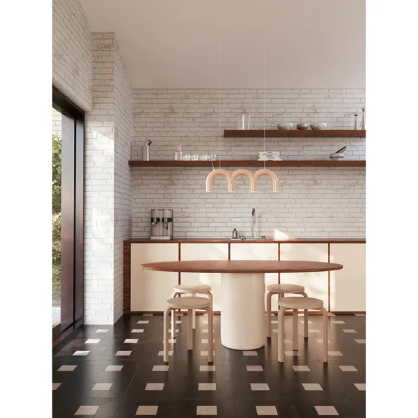 Oblure Colgante Triplete Arco Negro – Lámpara colgante — imagen 4