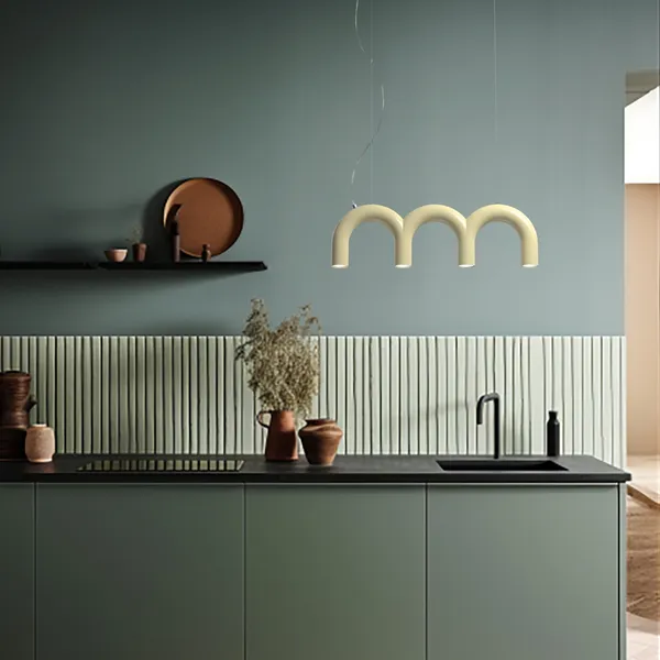 Oblure Colgante Triplete Arco Negro – Lámpara colgante — imagen 7