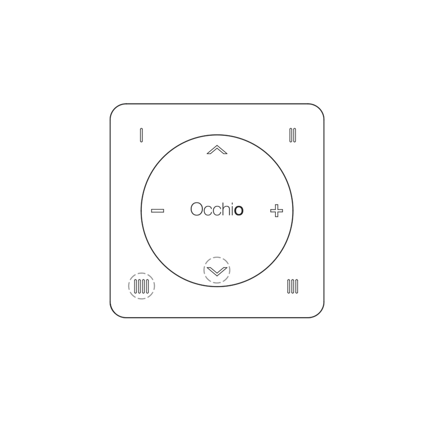 Occhio Air, controlador negro mate/negro brillo