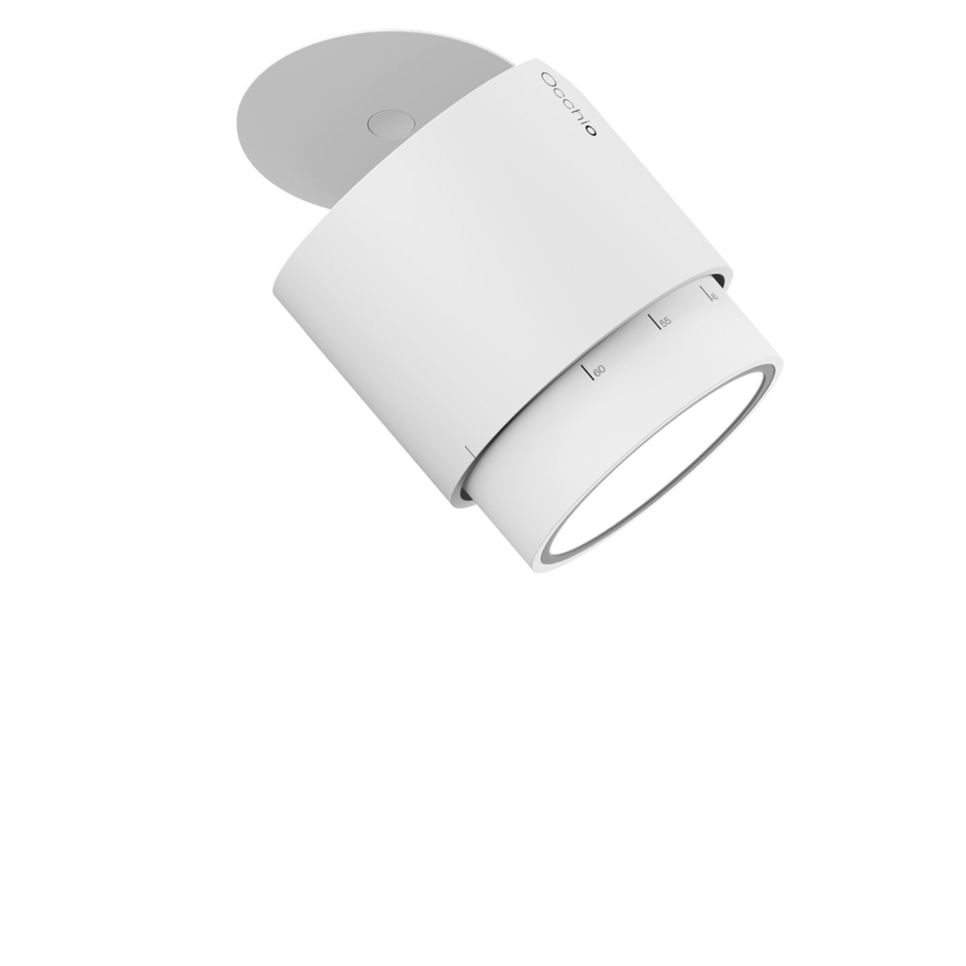 Occhio Lui Alto Volt Zoom, cabeza blanca mate/reflector blanco mate - 2.700 K – Foco led — imagen 4