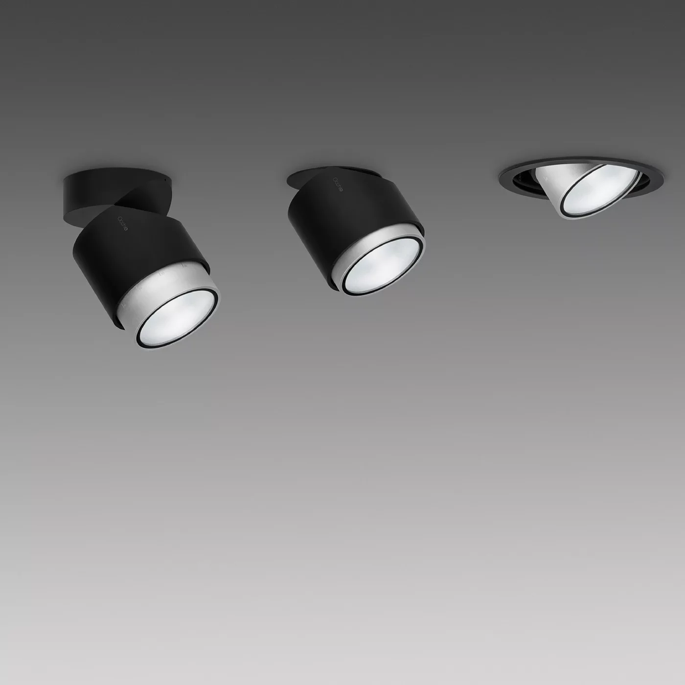 Occhio Lui Alto Volt Zoom, cabeza blanca mate/reflector blanco mate - 2.700 K – Foco led — imagen 8