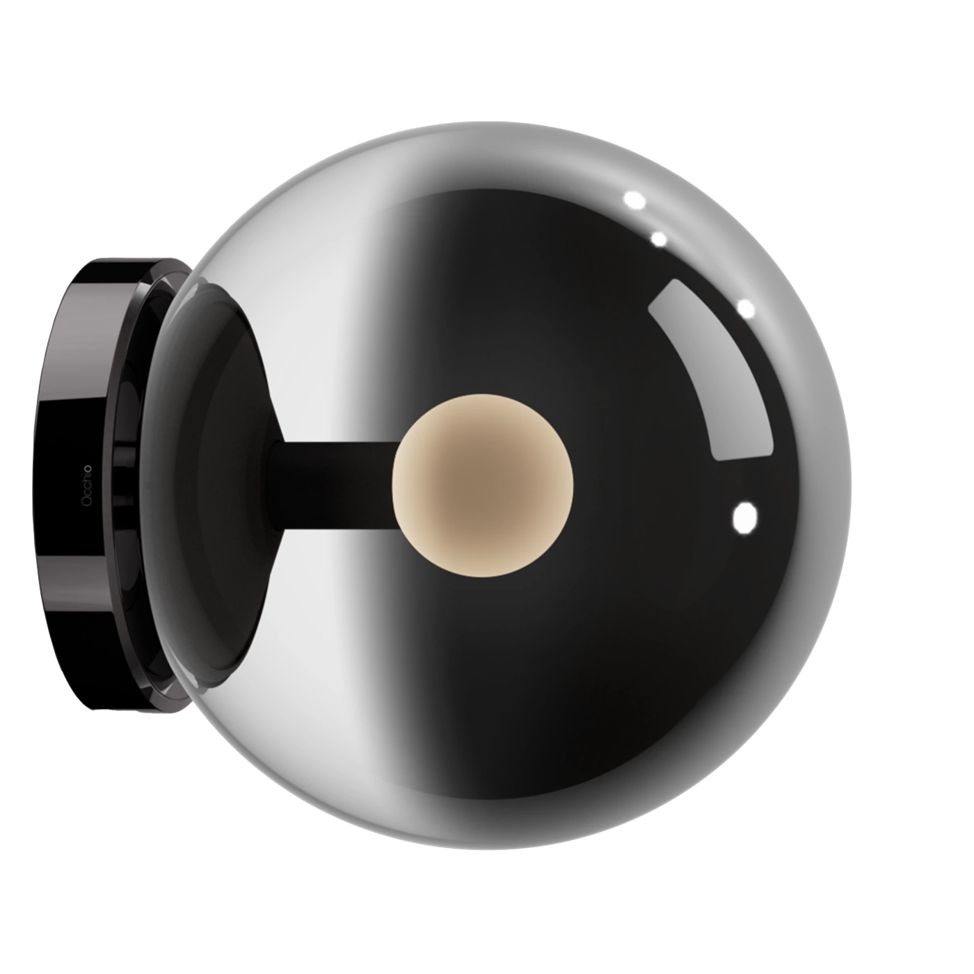 Occhio Luna Scura 200 Up Air, lámpara de pared LED