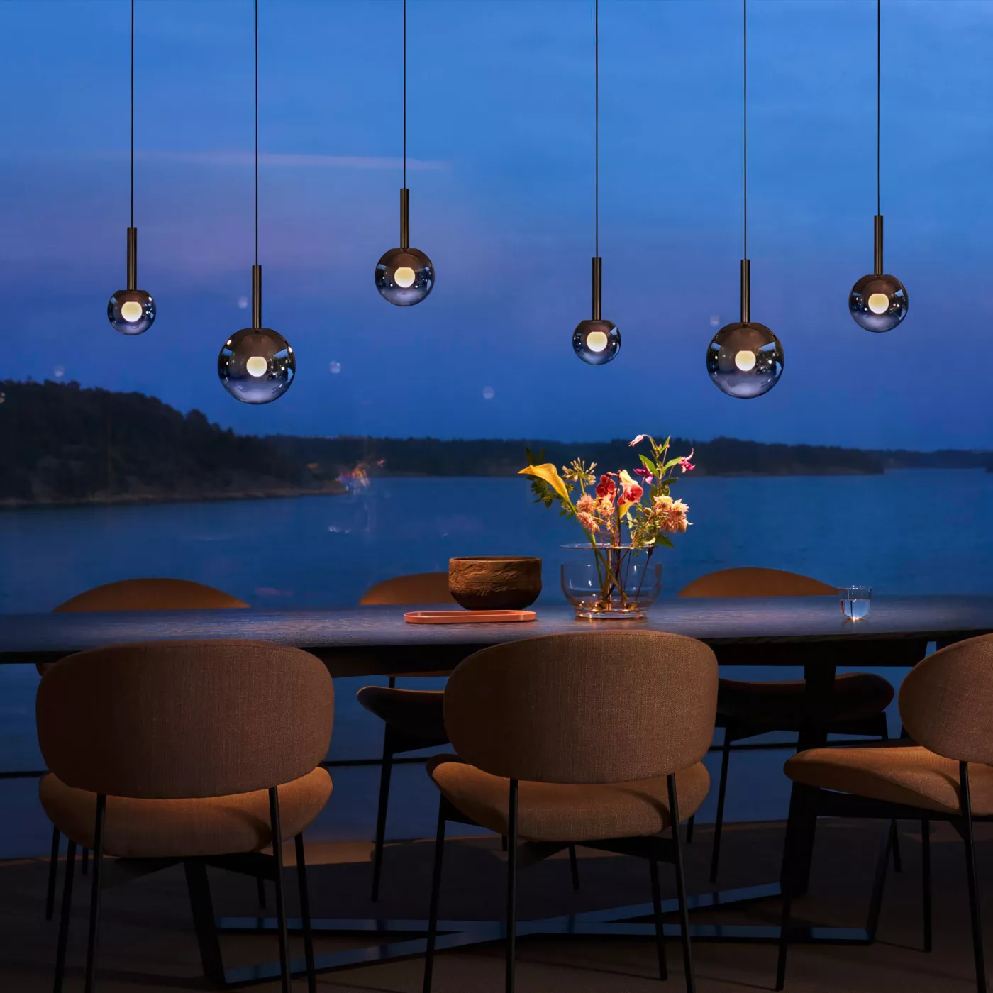 Occhio Luna Sospeso Var Up – Lámpara de suspensión led — imagen 6