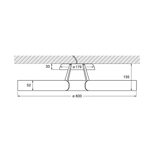 Occhio Mito Aura 60 Lusso Narrow, de techo/pared Led – Lámpara — imagen 4