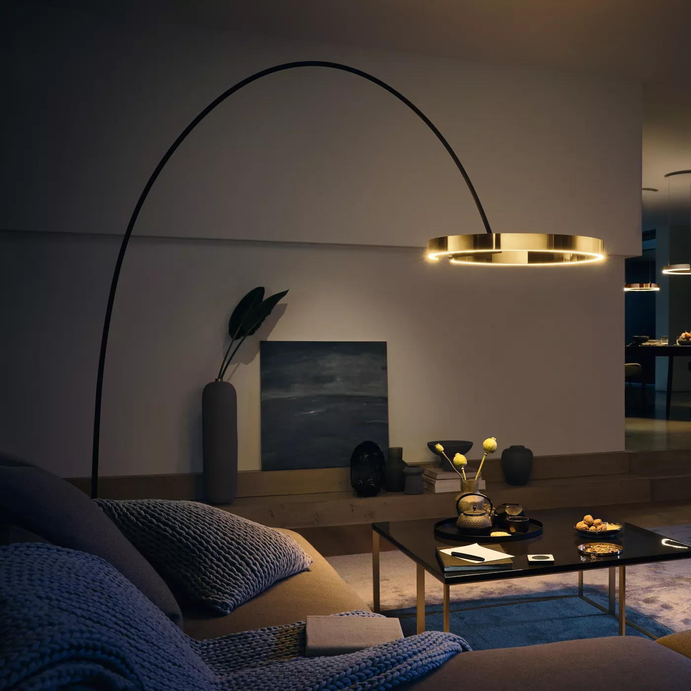 Occhio Mito Largo Lusso, de arco Led – Lámpara — imagen 3