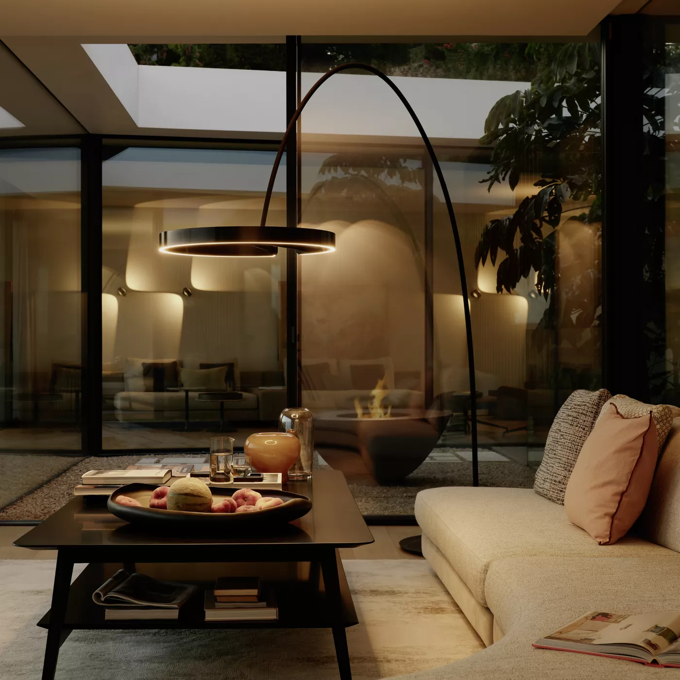 Occhio Mito Largo Lusso, de arco Led – Lámpara — imagen 4