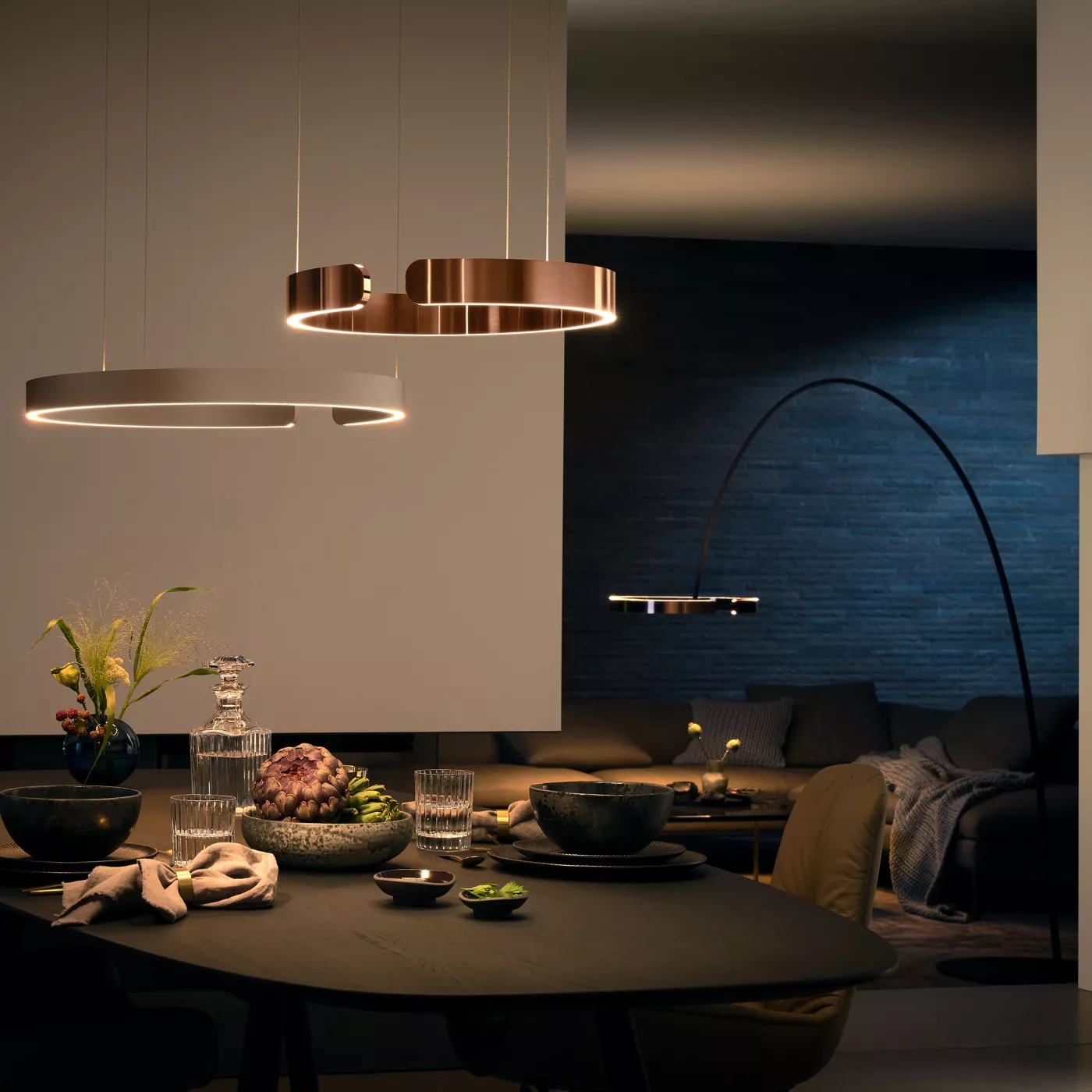 Occhio Mito Largo Lusso, de arco Led – Lámpara — imagen 5