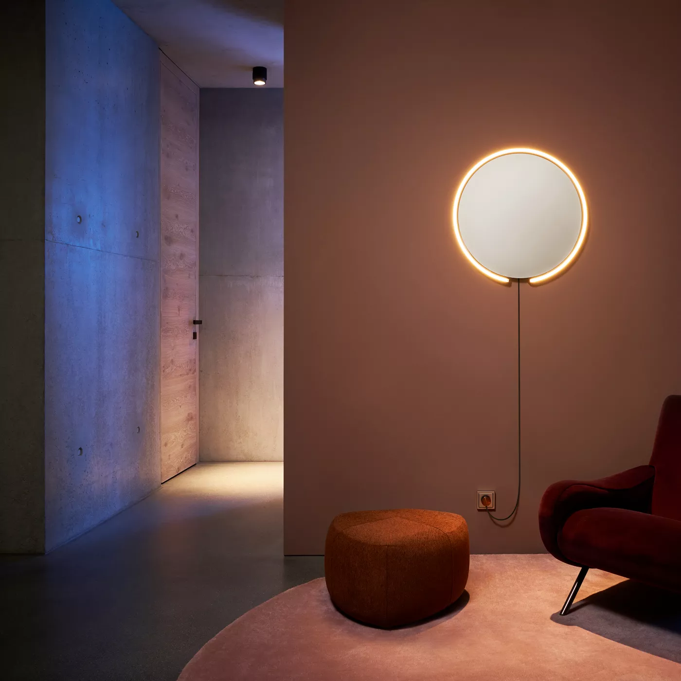 Occhio Mito Sfera Corda 60, espejo iluminado Led — imagen 3