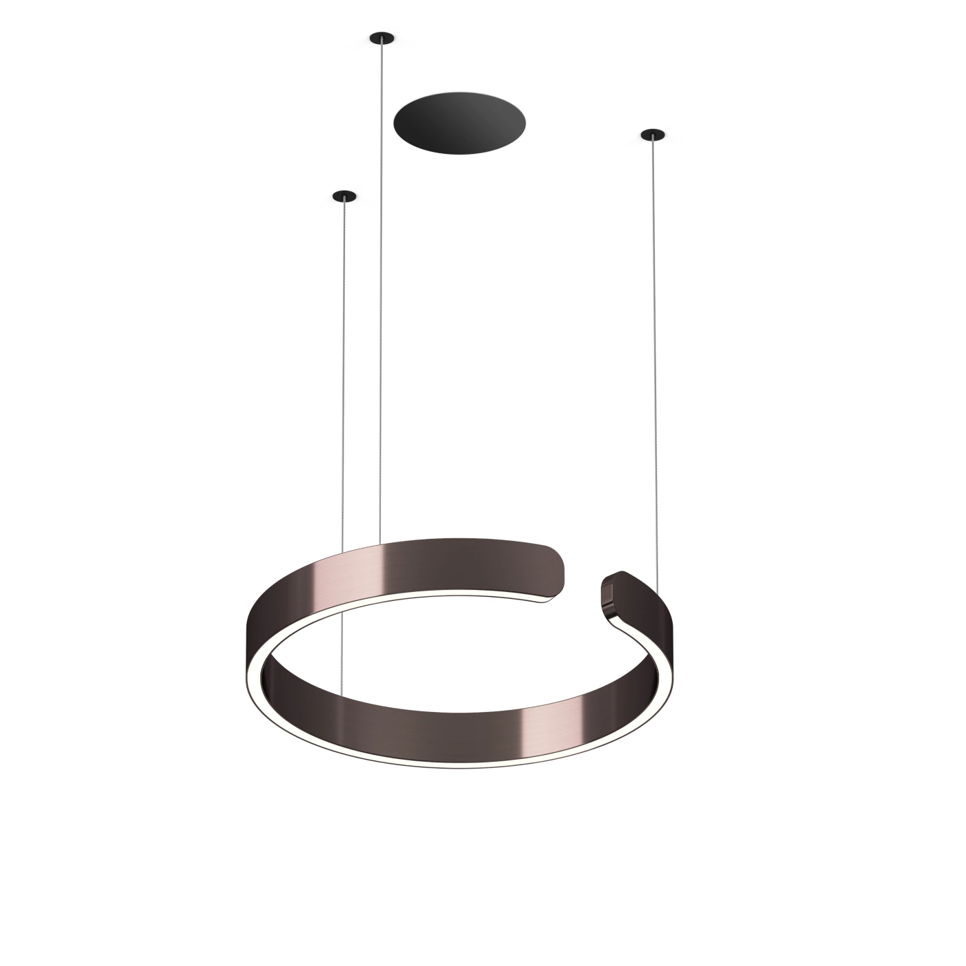 Occhio Mito Sospeso 40 Fix Flat Room, lámpara de suspensión empotrable LED
