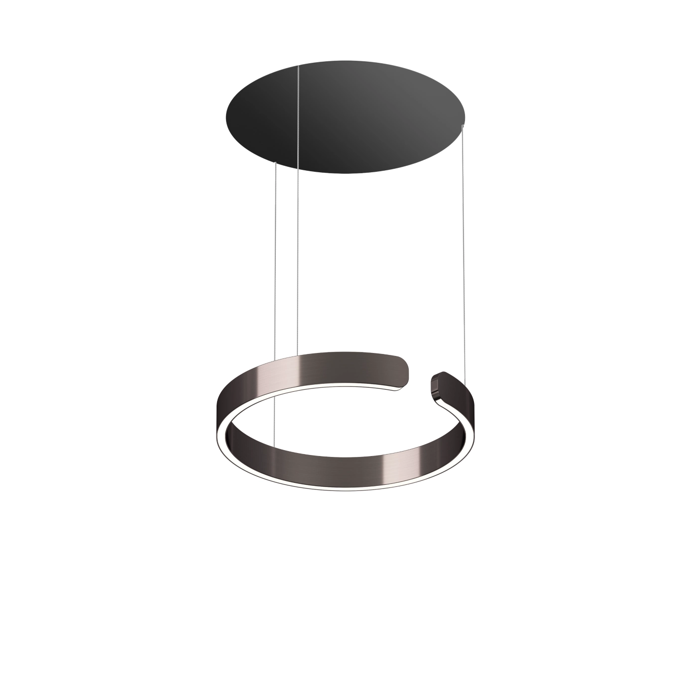 Occhio Mito Sospeso 40 Fix Pure Table, lámpara empotrada de suspensión LED