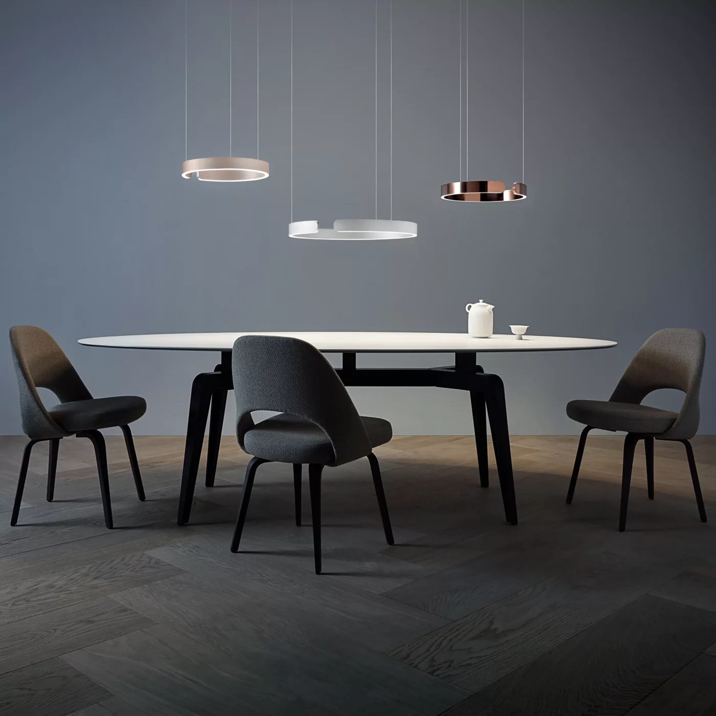 Occhio Mito Sospeso 60 Variabel Up Lusso Table – Lámpara de suspensión led — imagen 7