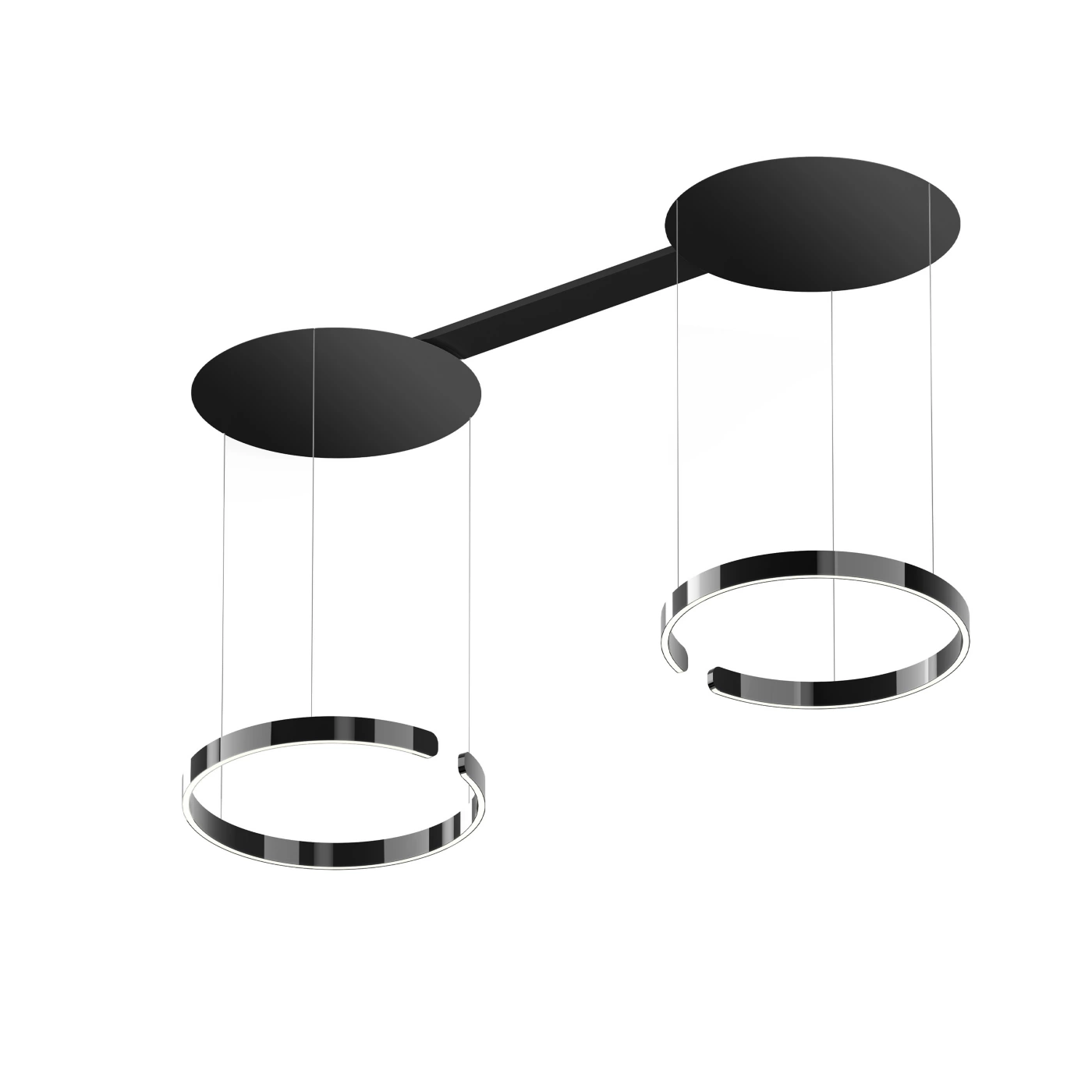Occhio Mito Sospeso Due 60 Fix Wide, lámpara de suspensión LED