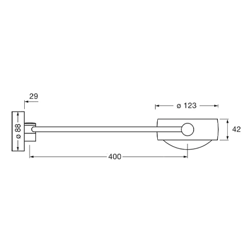 Occhio Sento Letto 40 Up E, izquierda – Lámpara de pared led — imagen 2
