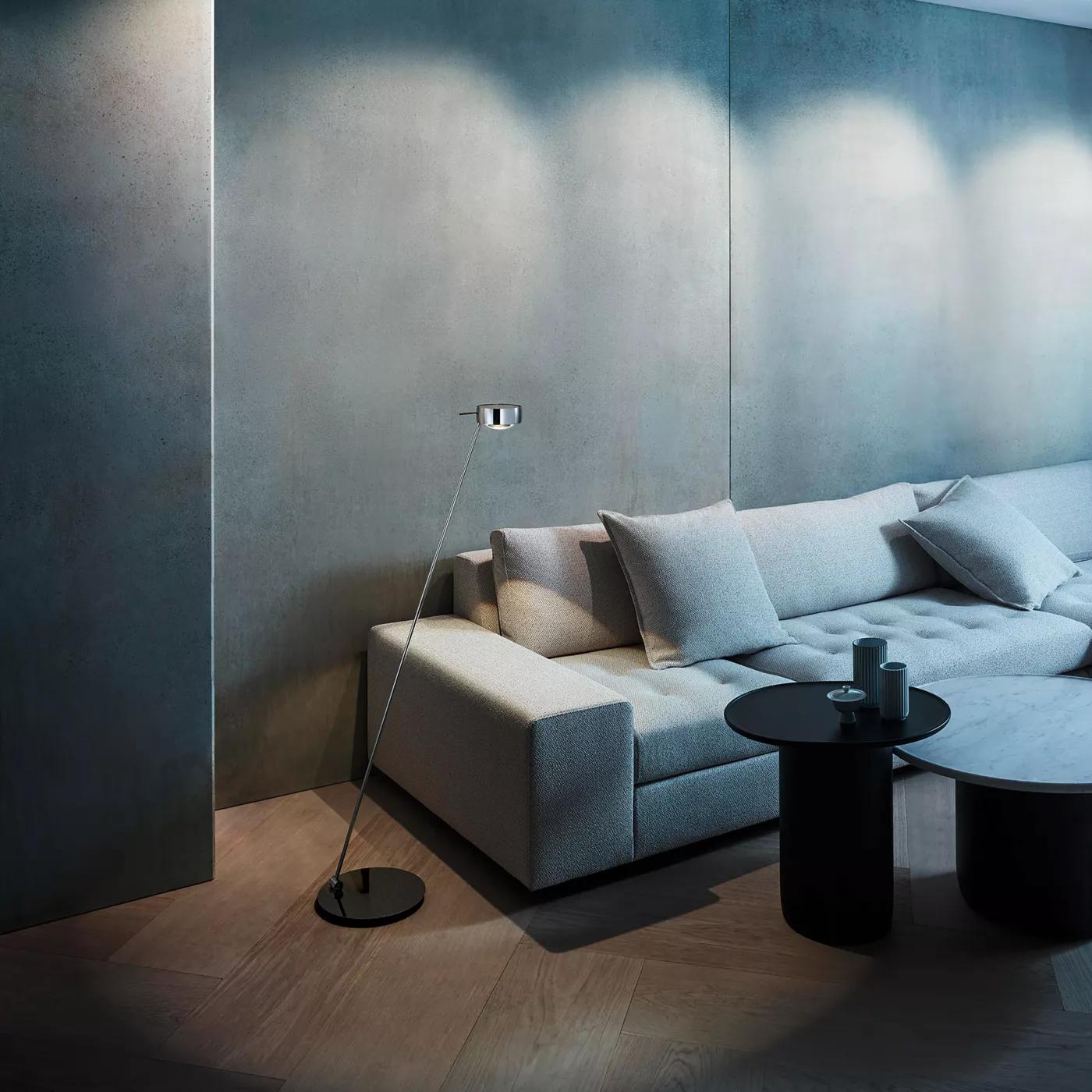 Occhio Sento Lettura 125 E, izquierda – Lámpara de pie led — imagen 4