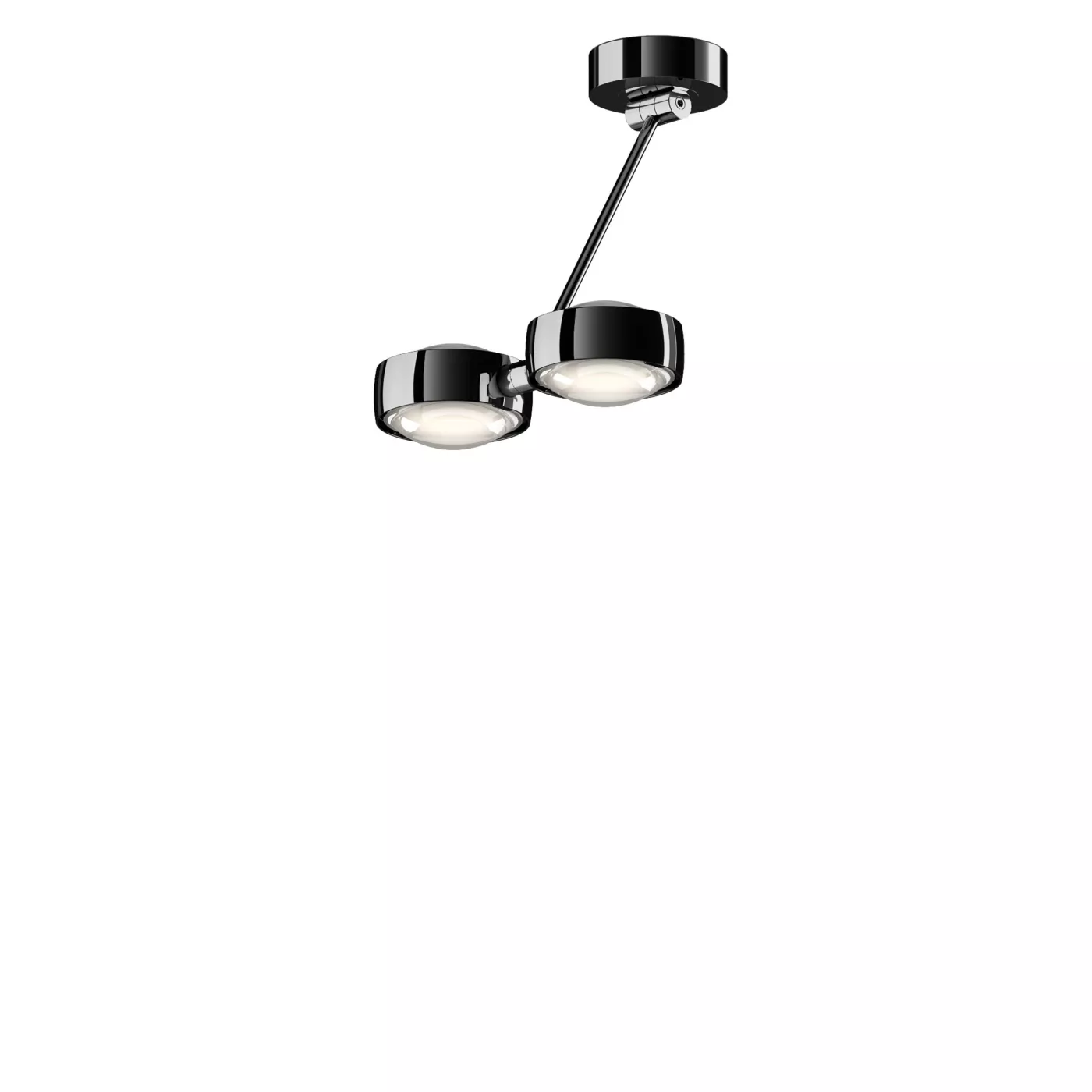 Occhio Sento Soffitto Doppio 30 Up D, lámpara de techo LED 2 focos