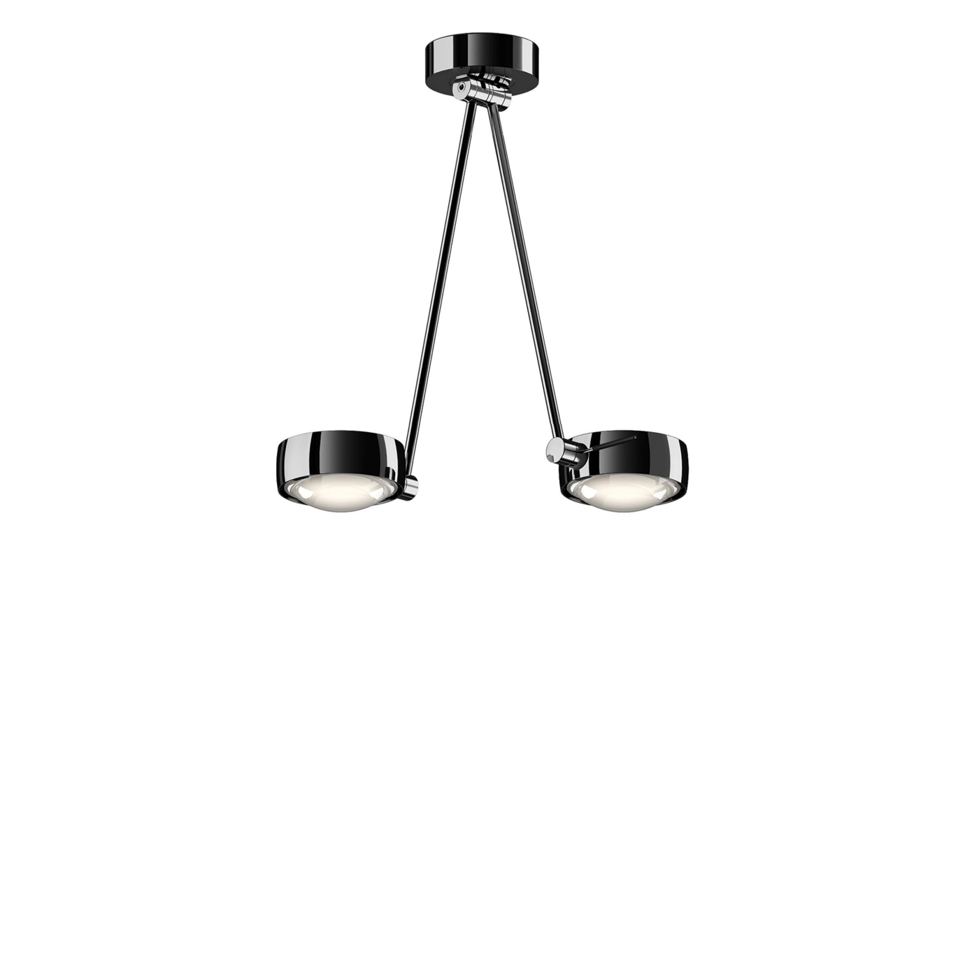 Occhio Sento Soffitto Due 40 Up E, lámpara de techo LED 2 focos