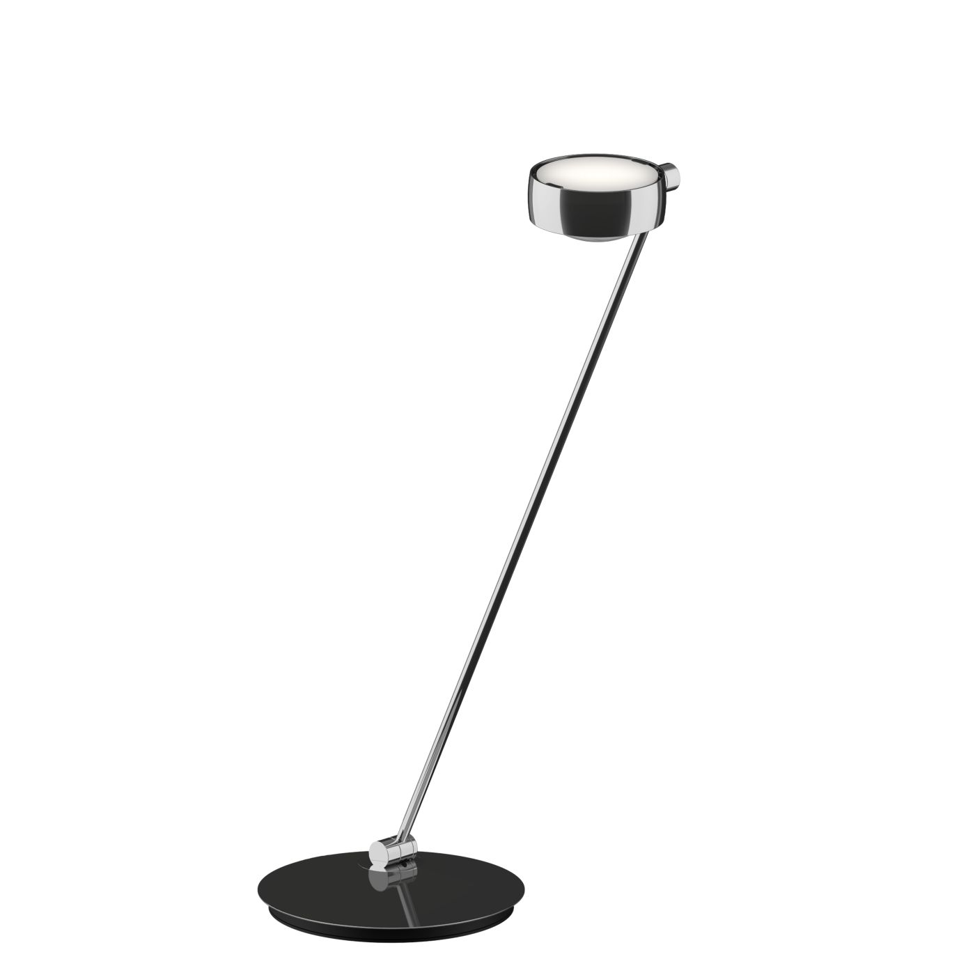 Occhio Sento Tavolo 80 E, lámpara de sobremesa LED izquierda
