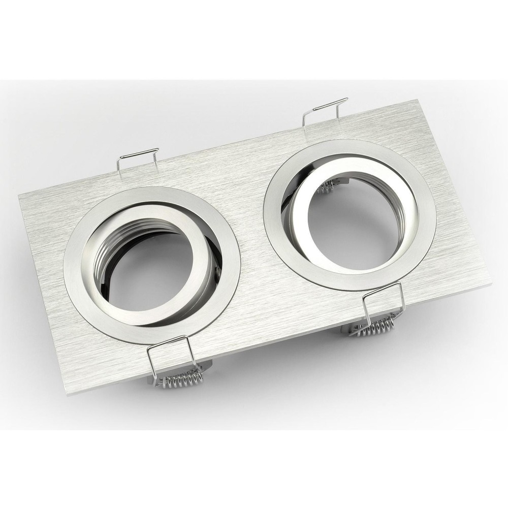 Blauet Aro Fijo Cuadrado Doble 12V50W aro empotrable