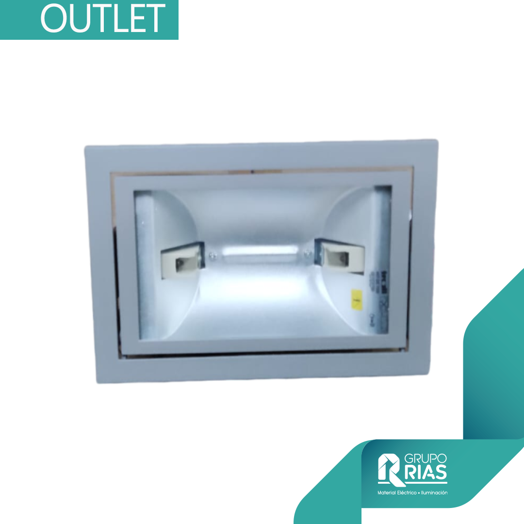 Blauet Downlight Basculante Rectang. HM 70W RX7S