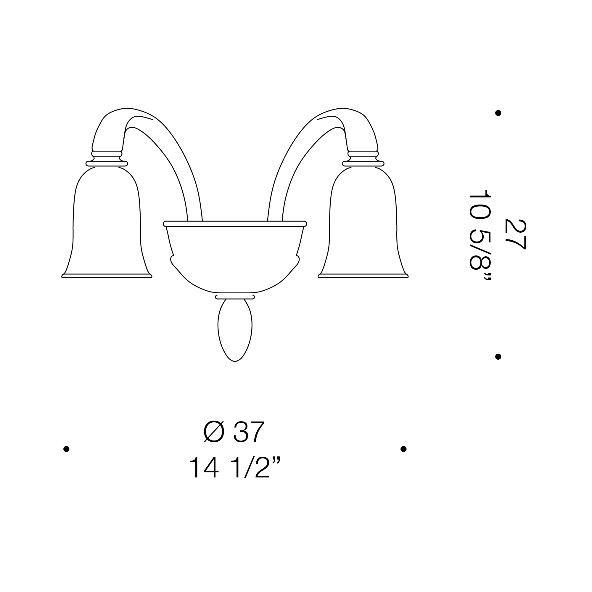 De Majo 7082 K6 – Lámpara