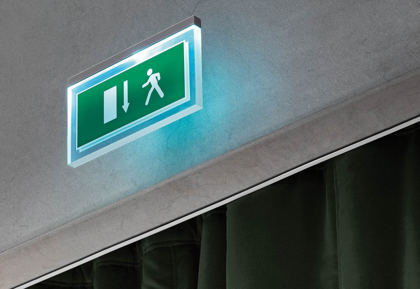 Fontana Arte Led me go emergencia/señalización