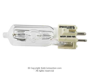 Philips MSR 200 HR lámpara