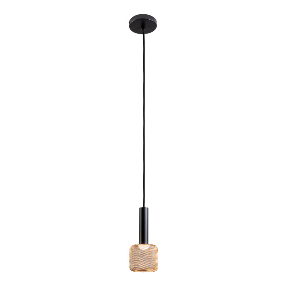 Schuller Colgante 1L. Peq. Negro Colgantecarey