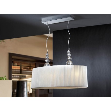 Schuller Colgante Doble Mercury Blco