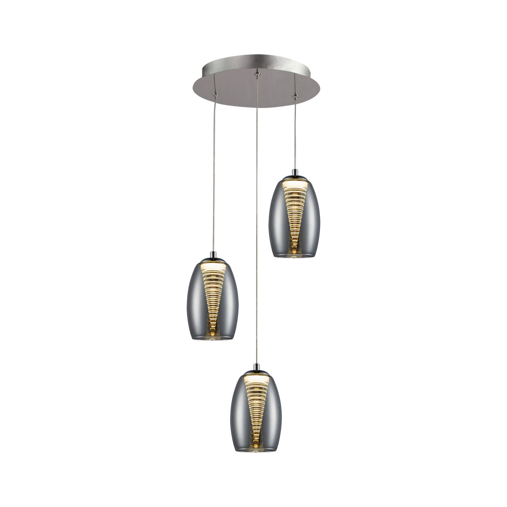Schuller Babylon 3L.Ext.Cromo Brillo – Lampara