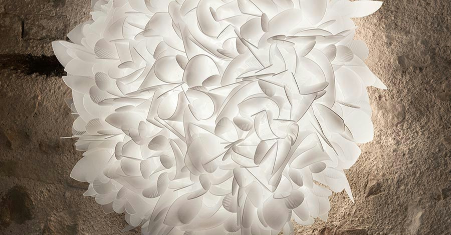 Slamp Veli Ceiling/Wall Mini Foliage plafón/aplique