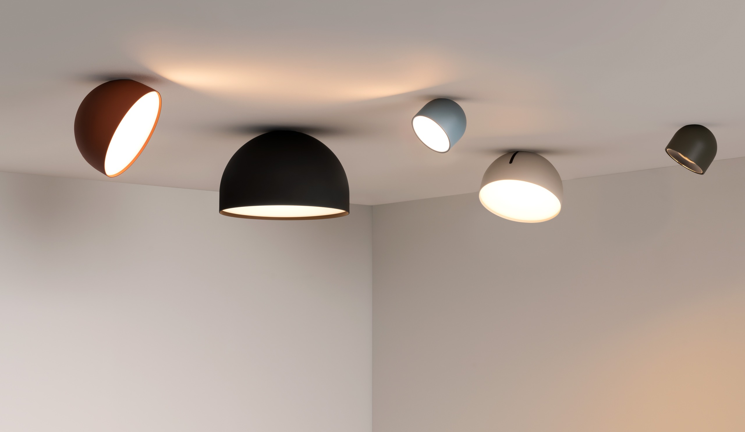 Plafón de techo Plusminus Solo 6370 - Vibia