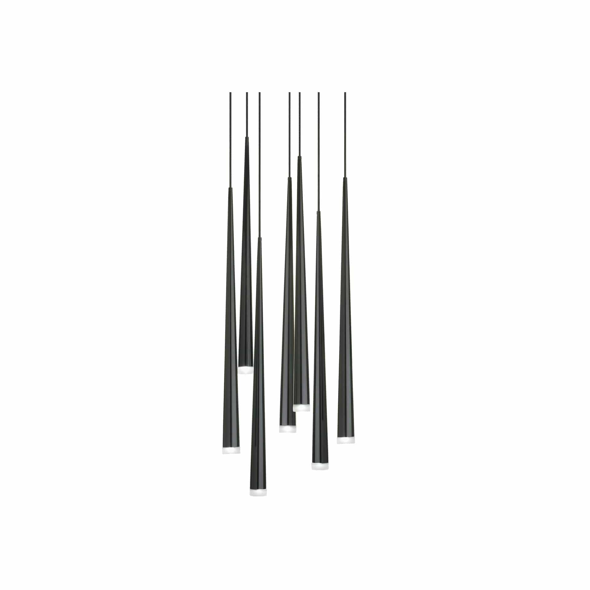 Vibia Slim 0916 lámpara de suspensión con 7 LED