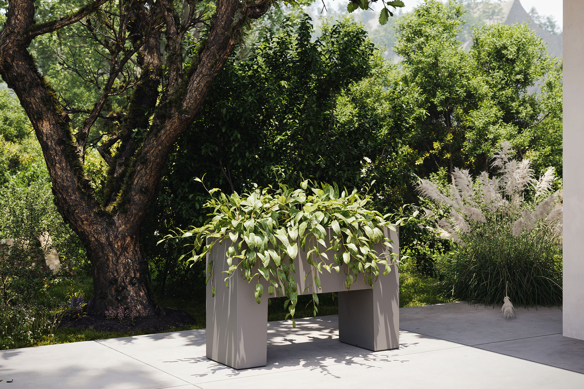 Vondom Muro 40x120x80 maceta luminosa