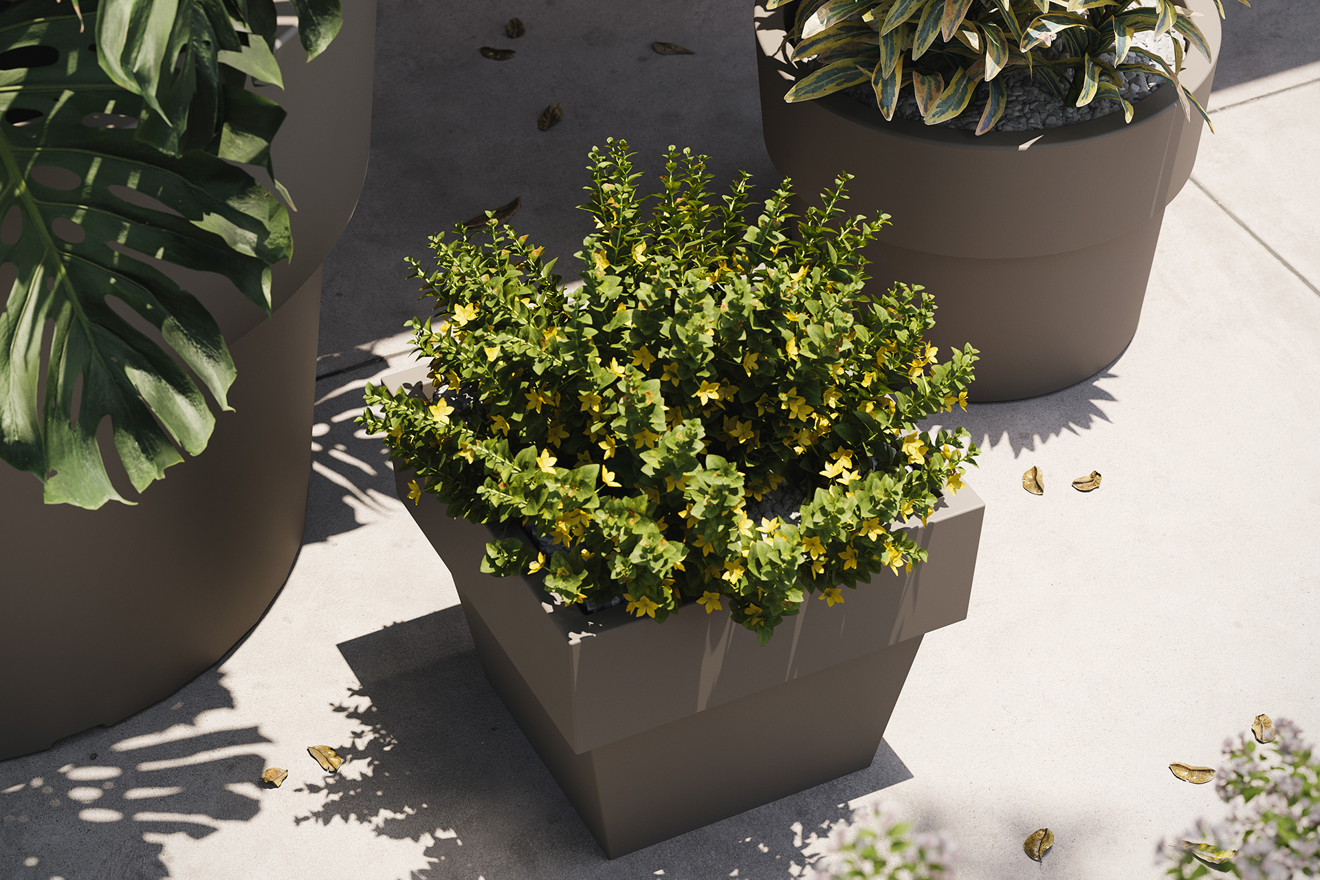 Vondom Vaso Cuadrado maceta
