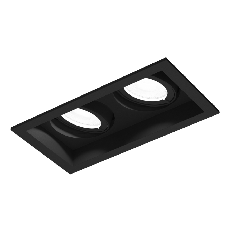 Wever & Ducré Plano Petit Ceiling Rec 2.0 Led wide empotrable techo