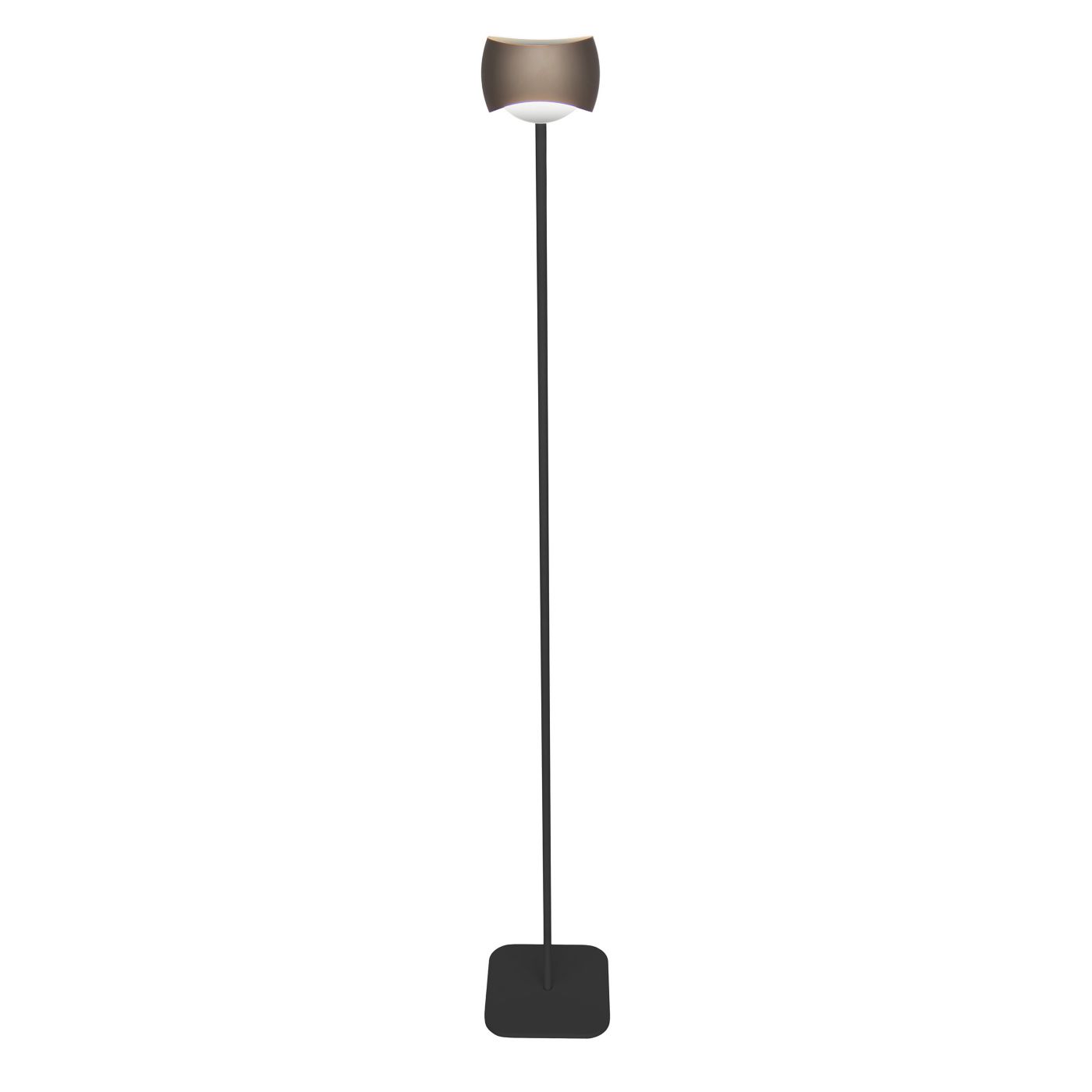 Oligo Curved, lámpara de pie LED