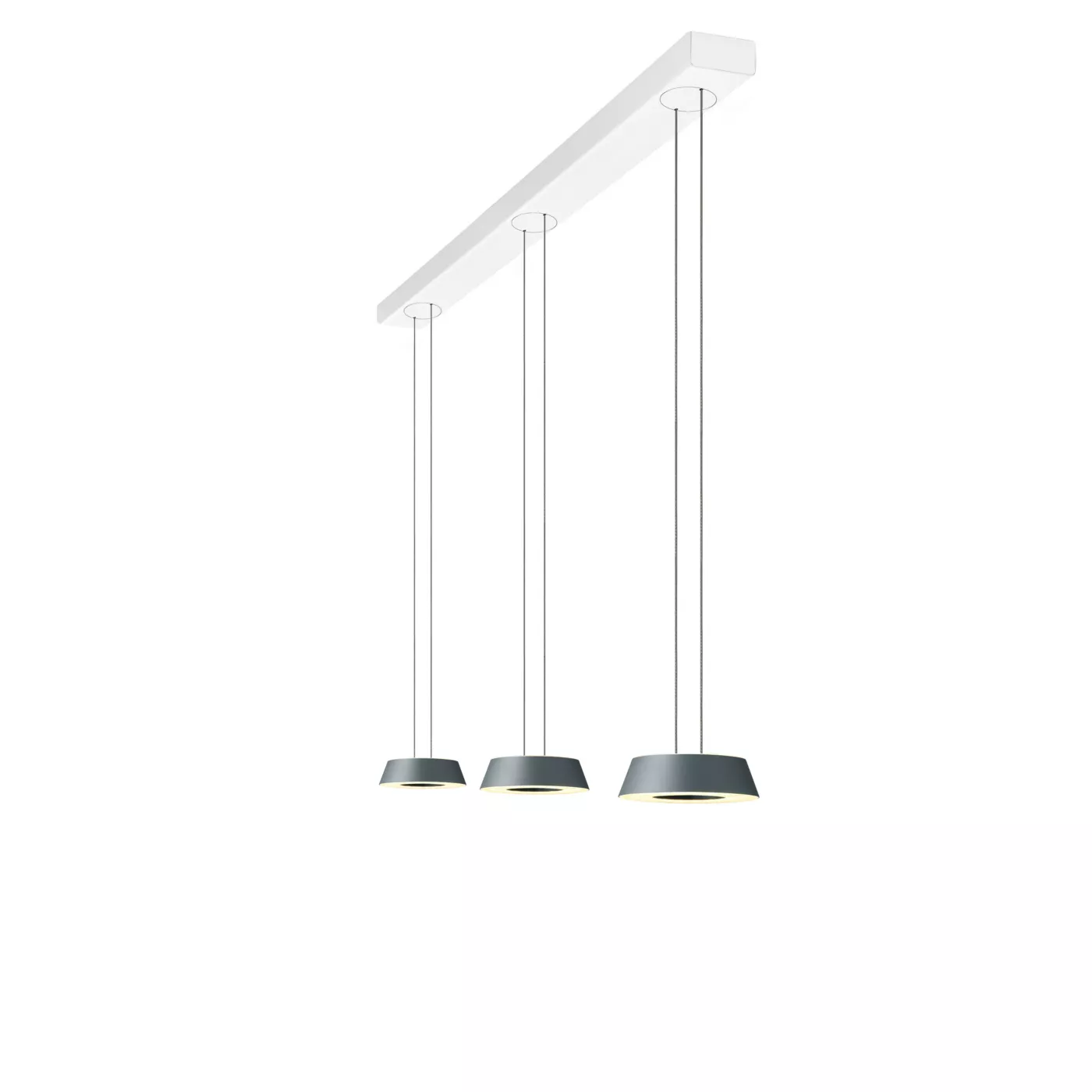 Oligo Glance, 3 focos - altura ajustable de forma invisible – Lámpara de suspensión led — imagen 3