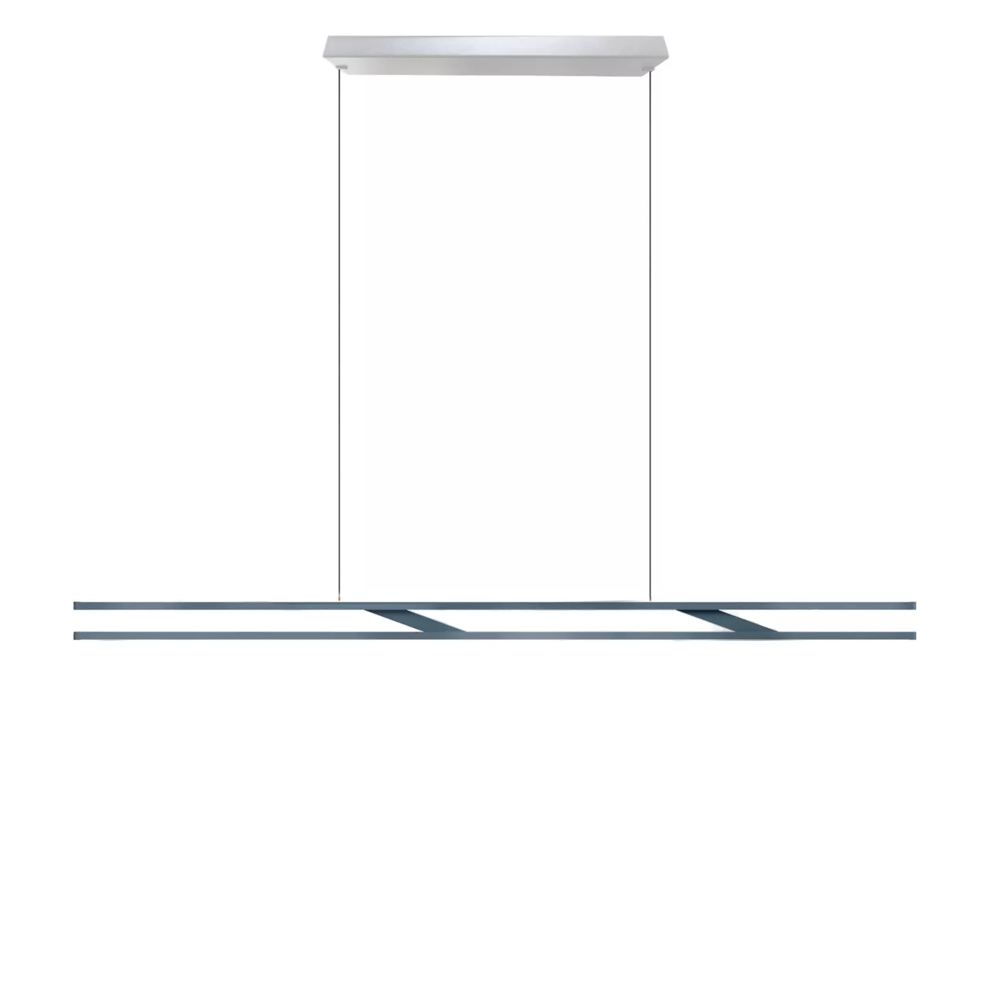 Oligo Linto, lámpara de suspensión LED florón blanco mate/cabezal basalto - tunable white - altura ajustable