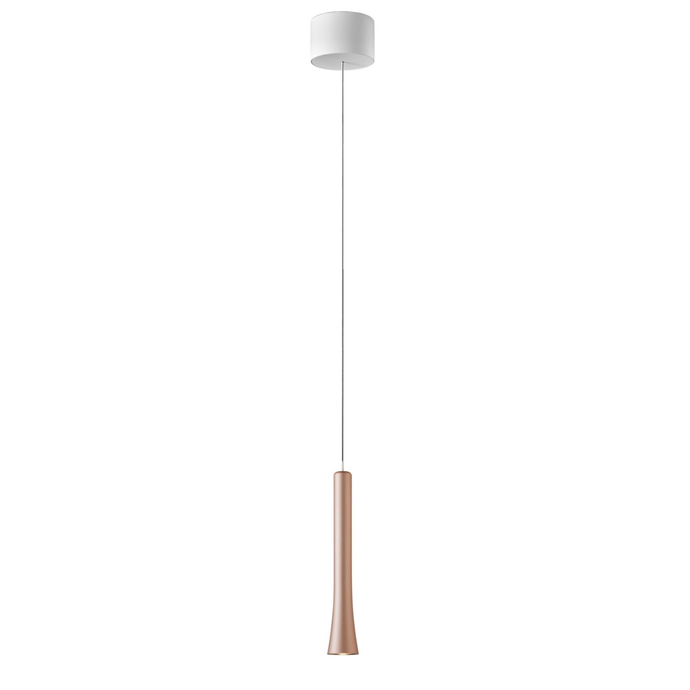 Rio, lámpara de suspensión 1 foco LED - altura ajustable de forma invisible