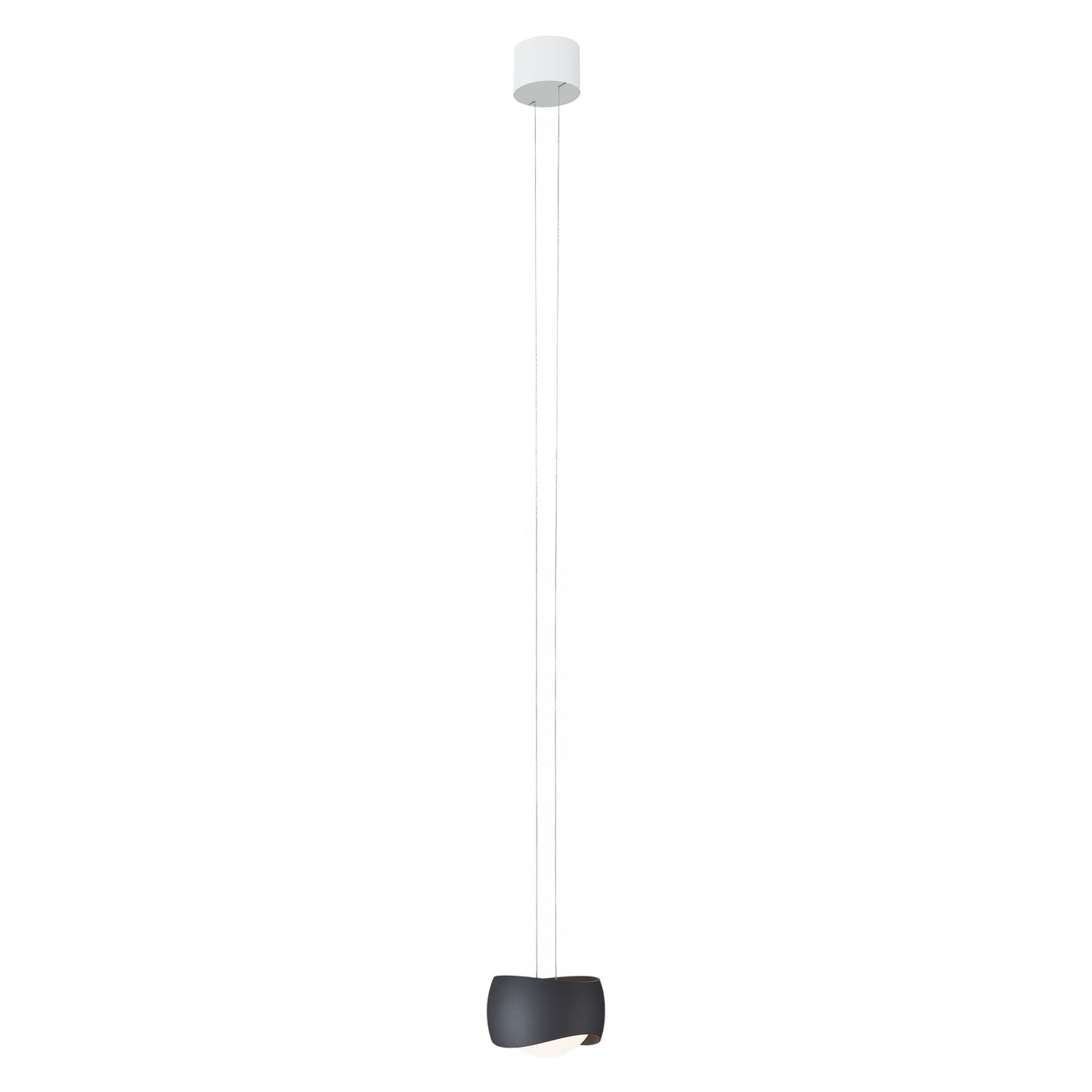 Oligo Slack-Line Curved, lámpara de suspensión LED 1 foco